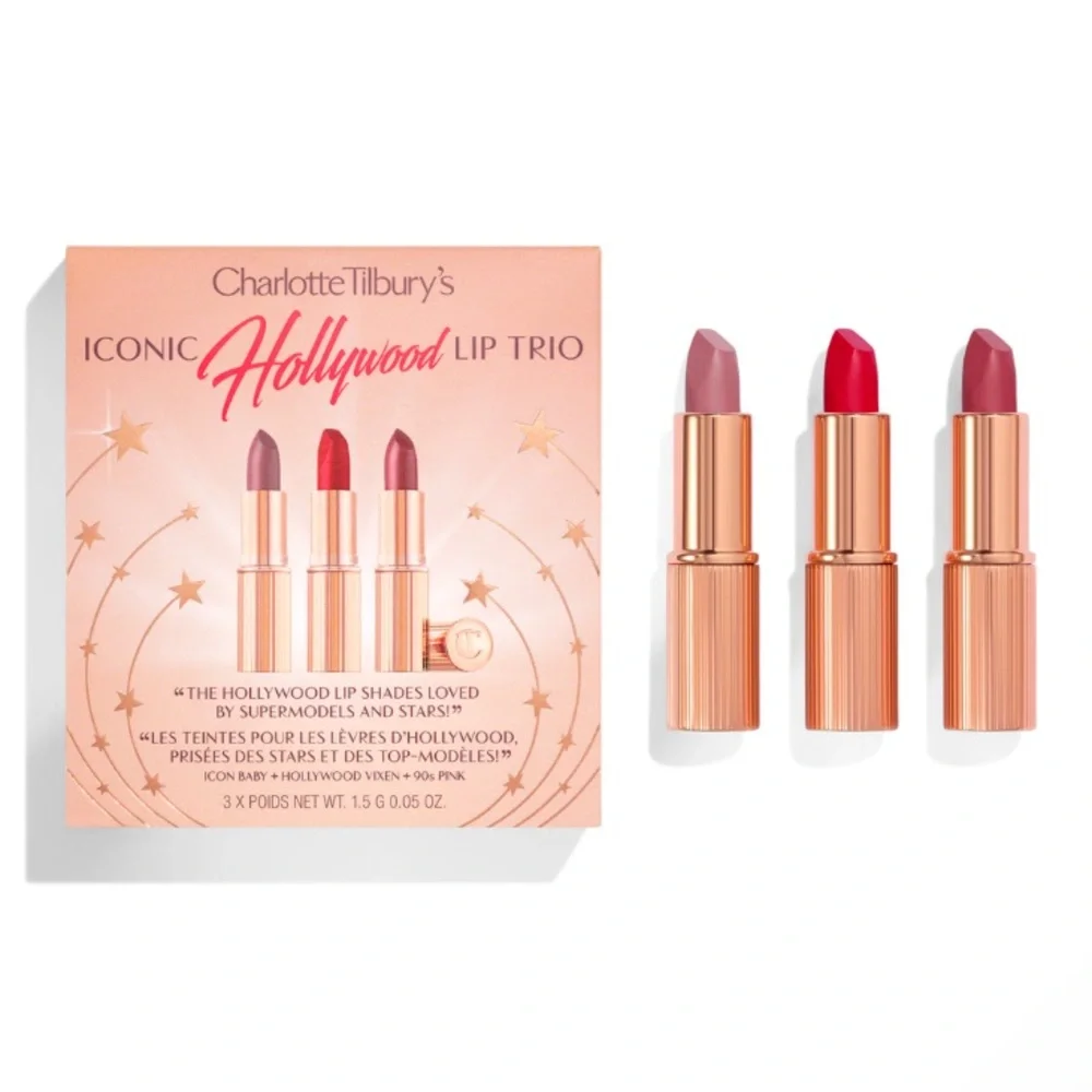 CHARLOTTE'S ICONIC HOLLYWOOD LIP TRIO LIMITED EDITION KIT